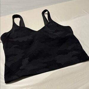 EUC camo Lululemon size 4 sports bra